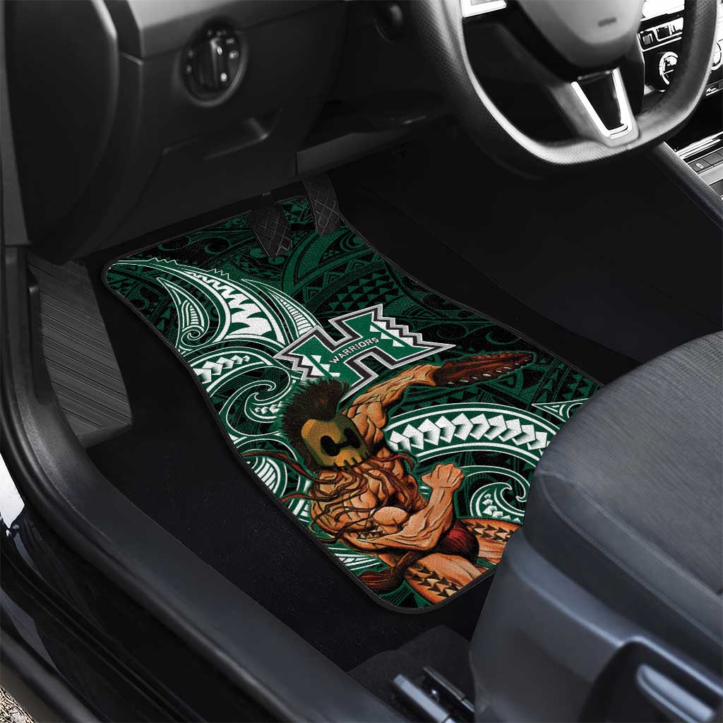 Hawaii Ikaika Warrior Football Car Mats Polynesian Tribal Tattoo LT05 - Polynesian Pride