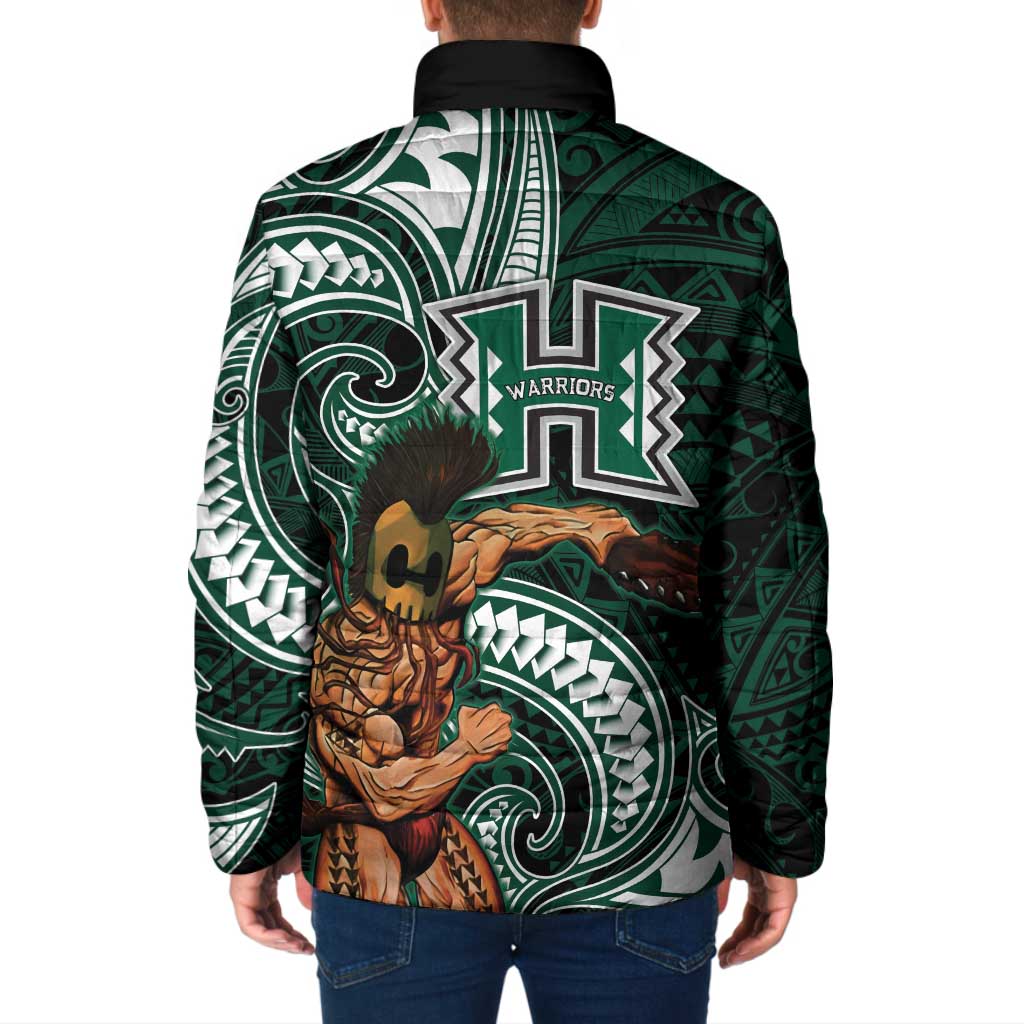 Hawaii Ikaika Warrior Football Padded Jacket Polynesian Tribal Tattoo LT05 - Polynesian Pride