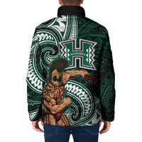 Hawaii Ikaika Warrior Football Padded Jacket Polynesian Tribal Tattoo LT05 - Polynesian Pride