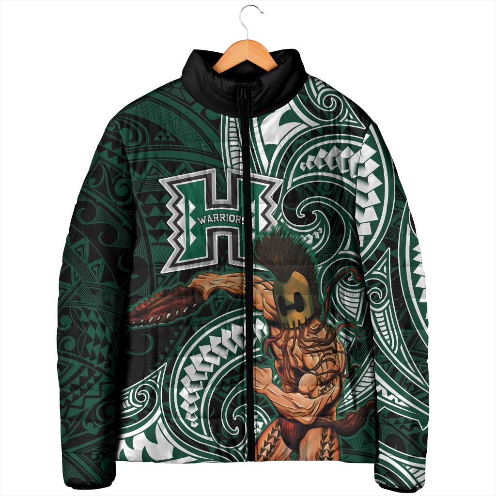 Hawaii Ikaika Warrior Football Padded Jacket Polynesian Tribal Tattoo LT05 - Polynesian Pride