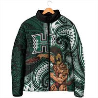 Hawaii Ikaika Warrior Football Padded Jacket Polynesian Tribal Tattoo LT05 - Polynesian Pride