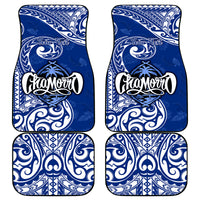 Personalised Hafa Adai Guam History and Chamorro Heritage Day Car Mats Blue Latte Stone LT05 Blue - Polynesian Pride
