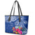 Hafa Adai Guam History and Chamorro Heritage Day Leather Tote Bag Blue Latte Stone LT05 - Polynesian Pride