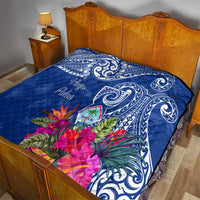 Hafa Adai Guam History and Chamorro Heritage Day Quilt Blue Latte Stone LT05 - Polynesian Pride