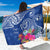 Hafa Adai Guam History and Chamorro Heritage Day Sarong Blue Latte Stone LT05 One Size 44 x 66 inches Blue - Polynesian Pride