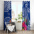 Hafa Adai Guam History and Chamorro Heritage Day Window Curtain Blue Latte Stone LT05 - Polynesian Pride