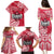 Personalised Hafa Adai Guam History and Chamorro Heritage Day Family Matching Puletasi Dress and Hawaiian Shirt Red Latte Stone LT05 - Polynesian Pride