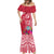 Personalised Hafa Adai Guam History and Chamorro Heritage Day Mermaid Dress Red Latte Stone LT05 - Polynesian Pride