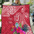 Hafa Adai Guam History and Chamorro Heritage Day Quilt Red Latte Stone LT05 Red - Polynesian Pride