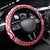 Hafa Adai Guam History and Chamorro Heritage Day Steering Wheel Cover Red Latte Stone LT05 Universal Fit Red - Polynesian Pride