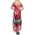 Personalised Hafa Adai Guam History and Chamorro Heritage Day Summer Maxi Dress Red Latte Stone LT05 - Polynesian Pride