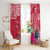 Hafa Adai Guam History and Chamorro Heritage Day Window Curtain Red Latte Stone LT05 - Polynesian Pride