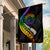 LGBT History Month Garden Flag Proud And Happy Polynesian Dolphin LT05 House Flag Black - Polynesian Pride