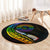 LGBT History Month Round Carpet Proud And Happy Polynesian Dolphin LT05 - Polynesian Pride