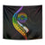 LGBT History Month Tapestry Proud And Happy Polynesian Dolphin LT05 - Polynesian Pride