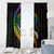 LGBT History Month Window Curtain Proud And Happy Polynesian Dolphin LT05 - Polynesian Pride