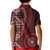 New Zealand Aotearoa Kid Polo Shirt Maori Harakeke Weaving Pattern Red LT05 - Polynesian Pride