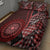 New Zealand Aotearoa Quilt Bed Set Maori Harakeke Weaving Pattern Red LT05 - Polynesian Pride