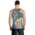 Personalised Hawaii State Men Tank Top Tropical Flowers With Tartan Pattern LT05 - Polynesian Pride