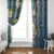 Hawaii State Window Curtain Tropical Flowers With Tartan Pattern LT05 - Polynesian Pride