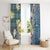 Hawaii State Window Curtain Tropical Flowers With Tartan Pattern LT05 - Polynesian Pride