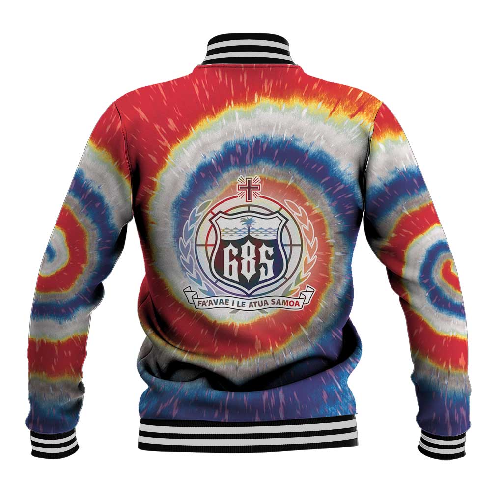 Samoa Baseball Jacket Tie Dye Unique Style LT05 - Polynesian Pride