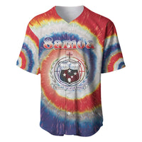 Samoa Baseball Jersey Tie Dye Unique Style LT05 Colorful - Polynesian Pride