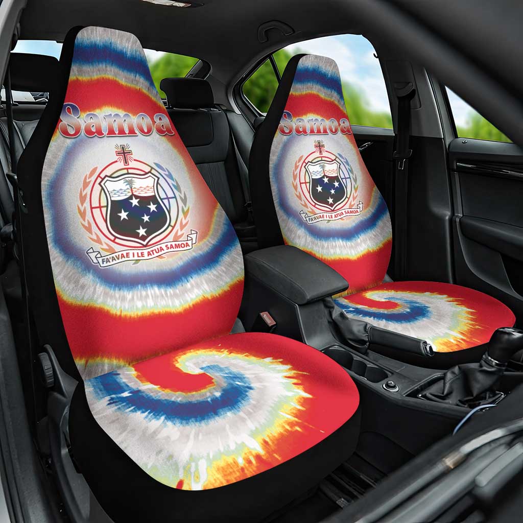 Samoa Car Seat Cover Tie Dye Unique Style LT05 One Size Colorful - Polynesian Pride