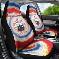 Samoa Car Seat Cover Tie Dye Unique Style LT05 - Polynesian Pride