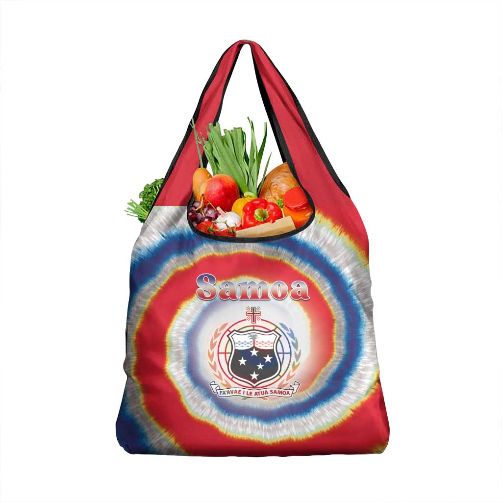 Samoa Grocery Bag Tie Dye Unique Style LT05 1-pack One Size Colorful - Polynesian Pride
