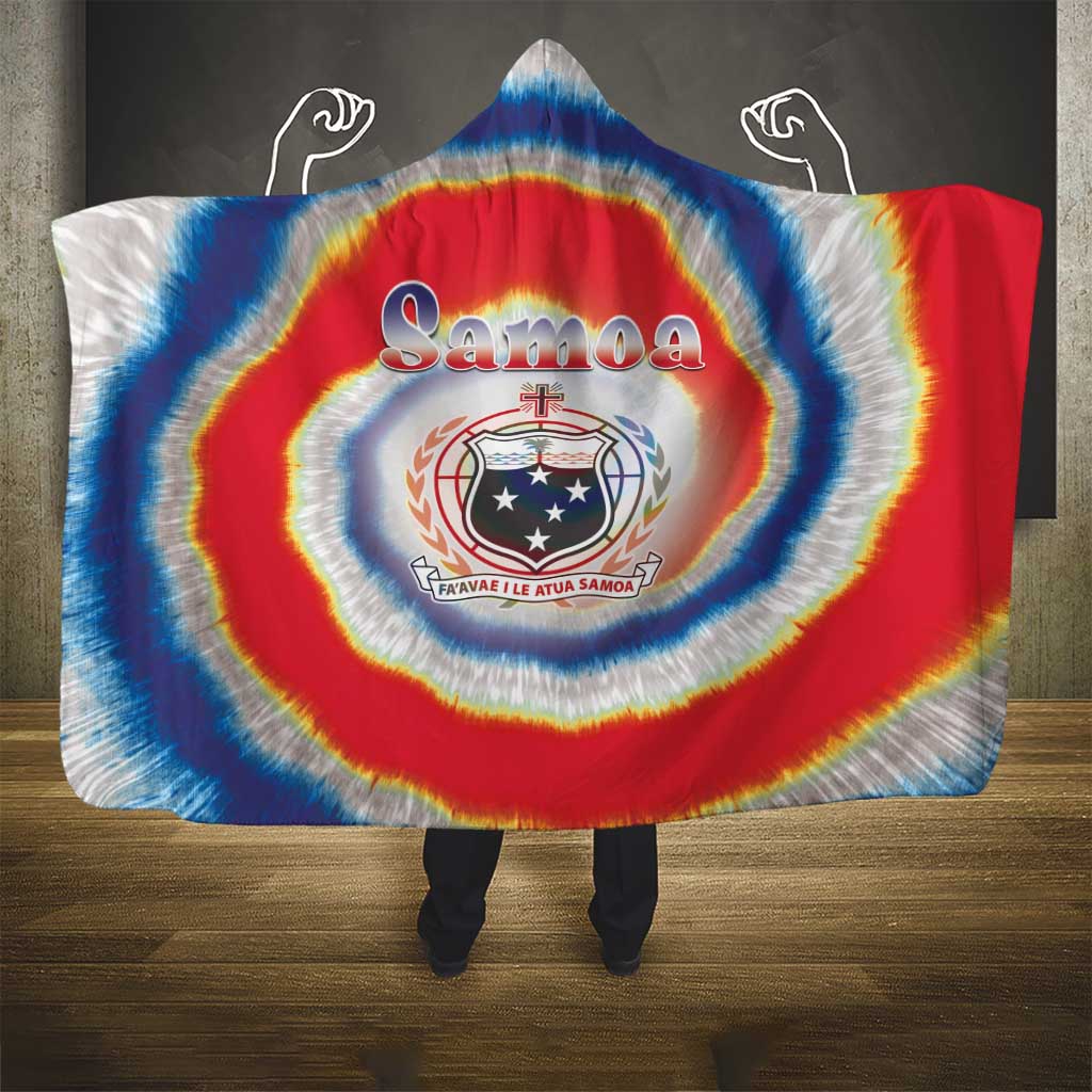 Samoa Hooded Blanket Tie Dye Unique Style LT05 - Polynesian Pride
