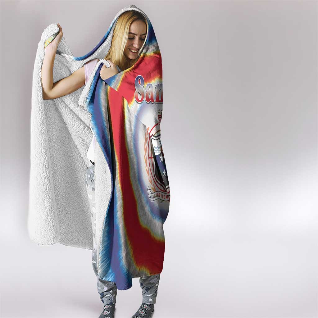 Samoa Hooded Blanket Tie Dye Unique Style LT05 - Polynesian Pride