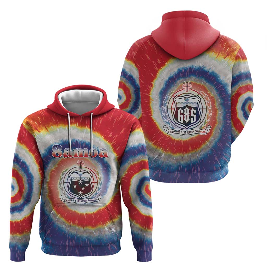 Samoa Hoodie Tie Dye Unique Style LT05 - Polynesian Pride