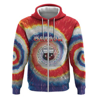 Samoa Hoodie Tie Dye Unique Style LT05 Zip Hoodie Colorful - Polynesian Pride