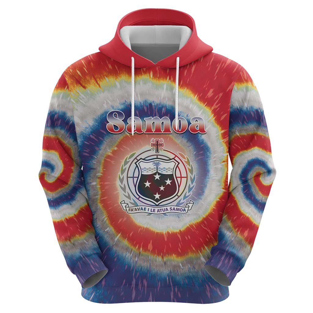 Samoa Hoodie Tie Dye Unique Style LT05 - Polynesian Pride