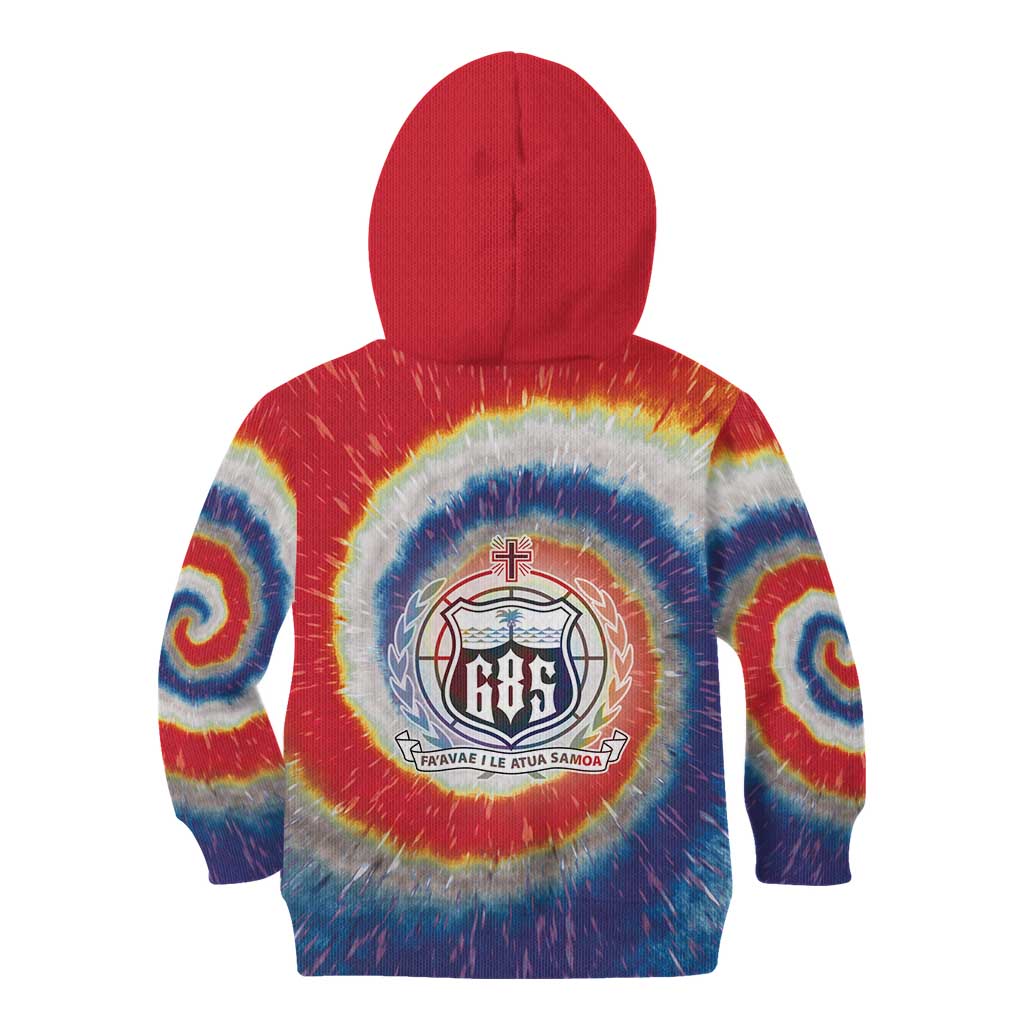 Samoa Kid Hoodie Tie Dye Unique Style LT05 - Polynesian Pride