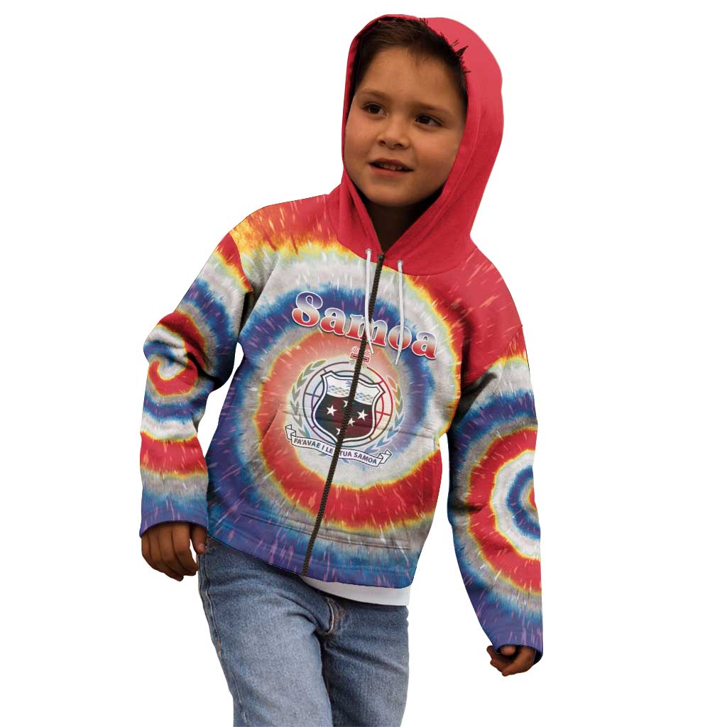 Samoa Kid Hoodie Tie Dye Unique Style LT05 - Polynesian Pride