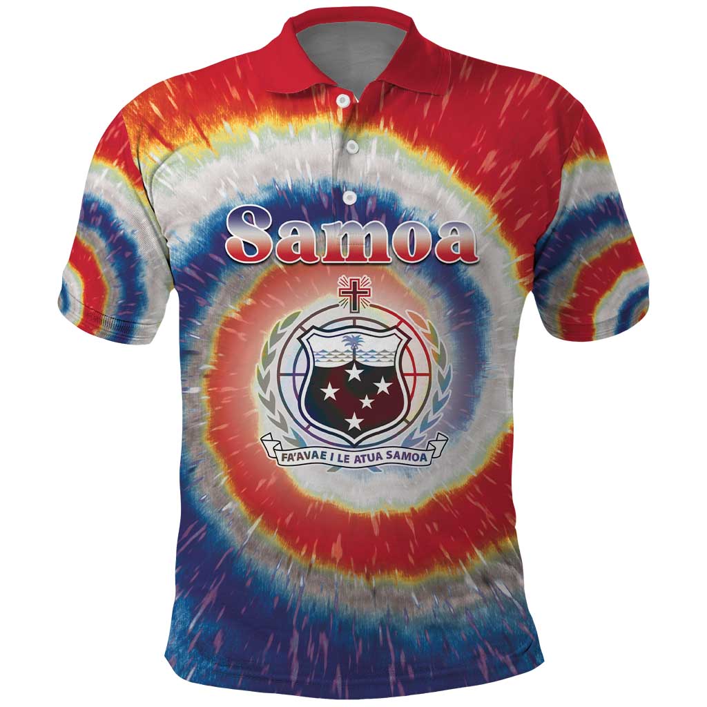Samoa Polo Shirt Tie Dye Unique Style LT05 Colorful - Polynesian Pride