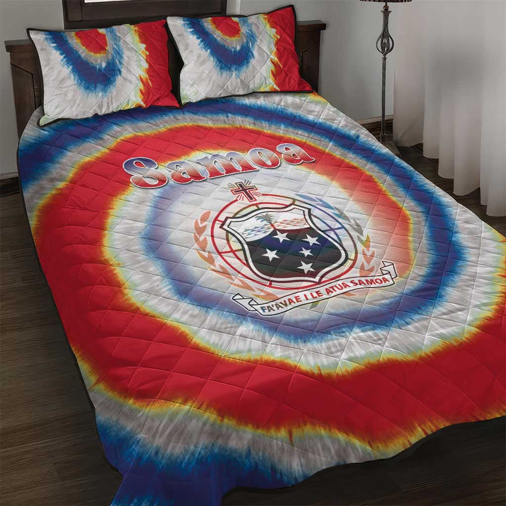 Samoa Quilt Bed Set Tie Dye Unique Style LT05 Colorful - Polynesian Pride