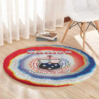 Samoa Round Carpet Tie Dye Unique Style LT05 - Polynesian Pride
