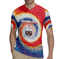 Samoa Rugby Jersey Tie Dye Unique Style LT05 - Polynesian Pride