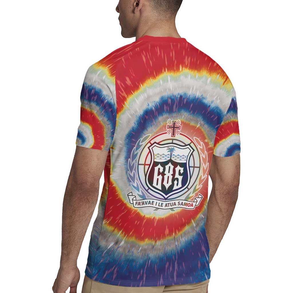 Samoa Rugby Jersey Tie Dye Unique Style LT05 - Polynesian Pride