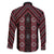 New Zealand Aotearoa Family Matching Puletasi and Hawaiian Shirt Red Poutama With Taniko Pattern LT05