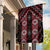 New Zealand Aotearoa Garden Flag Red Poutama With Taniko Pattern LT05