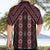 New Zealand Aotearoa Hawaiian Shirt Red Poutama With Taniko Pattern LT05