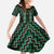 New Zealand Aotearoa Family Matching Mermaid Dress and Hawaiian Shirt Green Poutama With Taniko Pattern LT05