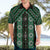 New Zealand Aotearoa Hawaiian Shirt Green Poutama With Taniko Pattern LT05