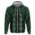 New Zealand Aotearoa Hoodie Green Poutama With Taniko Pattern LT05