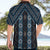 New Zealand Aotearoa Hawaiian Shirt Blue Poutama With Taniko Pattern LT05