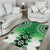 New Zealand Area Rug Poutama Mix Green Taniko Inspired Art LT05